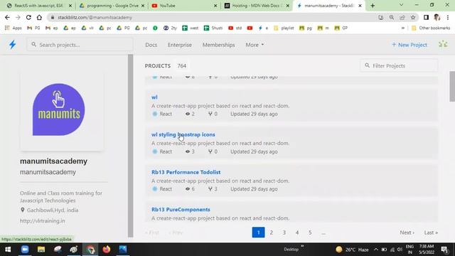 React and Angular demo by praveen sir 9059868766 - 05th may 2022 смотреть онлайн