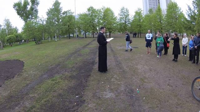 #скверубыть Благодарственная молитва о сохранении сквера смотреть онлайн