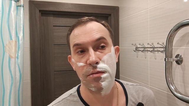 Бритьё ! Wilkinson Sword. Gillette Fusion 5. M.O.W. Yaqi brush смотреть онлайн