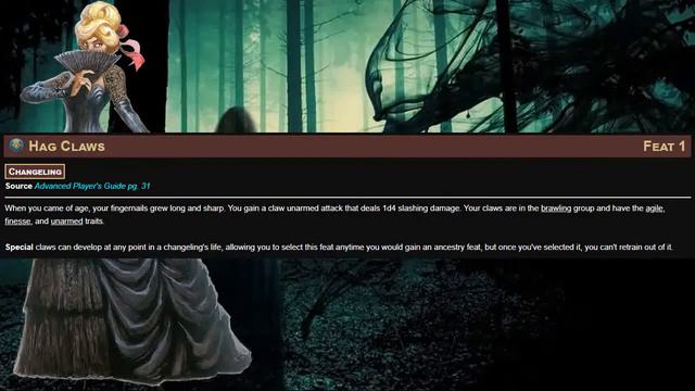 Pathfinder 2e Changeling Versatile Heritage Teamwork Guide. смотреть онлайн