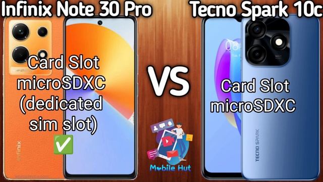Infinix Note 30 Pro Vs Tecno Spark 10c full comparison of specifications||at mobiles hut смотреть онлайн