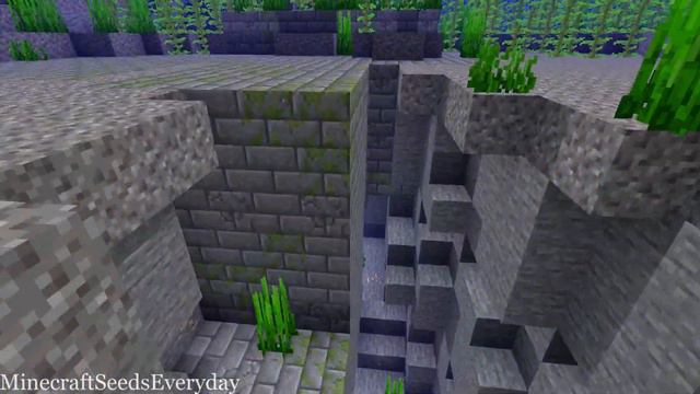 Minecraft 1.15 Seed 307: Double ocean temple at spawn and exposed stronghold смотреть онлайн