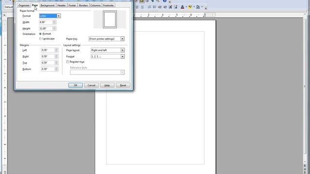 Document Orientation in Open Office Writer смотреть онлайн