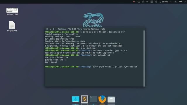 OCR(Optical Character Recognition) using Tesseract and Python | Part-1 смотреть онлайн