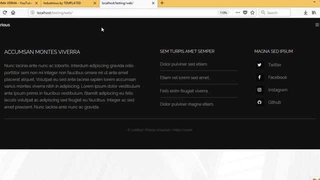 Yii 2.0 in hindi Lession 4 - Implement Bootstrap template into yii2 and create your static website смотреть онлайн