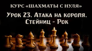 Урок 23. Атака на короля. Курс для начинающих шахматистов «шахматы с нуля».