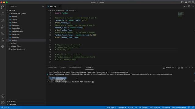 Random module in python | Python series смотреть онлайн