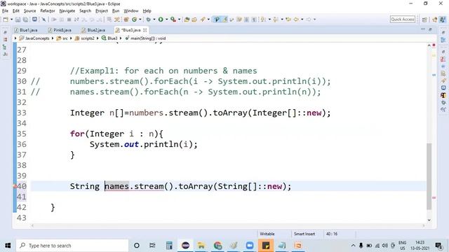 Overview on Stream|| Java 8 Streams |ForEach | toArray || Stream.of() |Java 8 features for Beginner смотреть онлайн