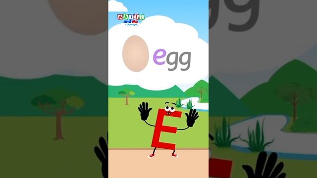 Words with letter E | Learn the alphabet | Learning videos for kids #funlearning #akiliandme смотреть онлайн