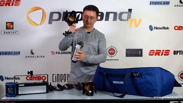 Готовый комплект автономного освещения для съемок на выезде и вне студии — LOGOCAM A-LED 1800/BM2BL смотреть онлайн