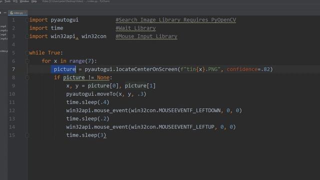 Easy Python Bot and Image Detection OSRuneScape смотреть онлайн