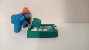 Мультик амонг ас из пластилина 1 часть