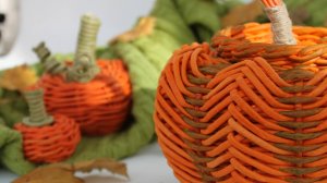 Тыква . Часть 2. Плетение из бумаги