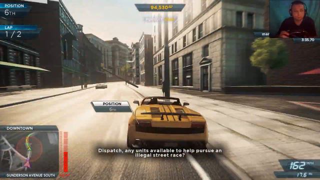NFS - Most Wanted - 10# Circuit Race - Turbulence - 2nd Race смотреть онлайн