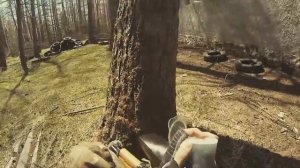 Пейнтбол игры в лесу