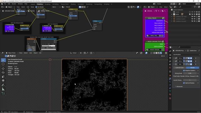 Blender: Infinite procedural landscape смотреть онлайн