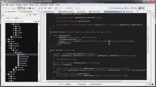 Facebook SDK login for Zend Framework смотреть онлайн