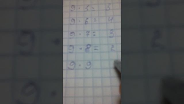 Как легко решить  таблицу умножения