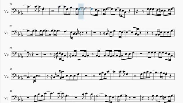 Cello Sheet Music: How to play Crazy by Gnarls Barkley смотреть онлайн