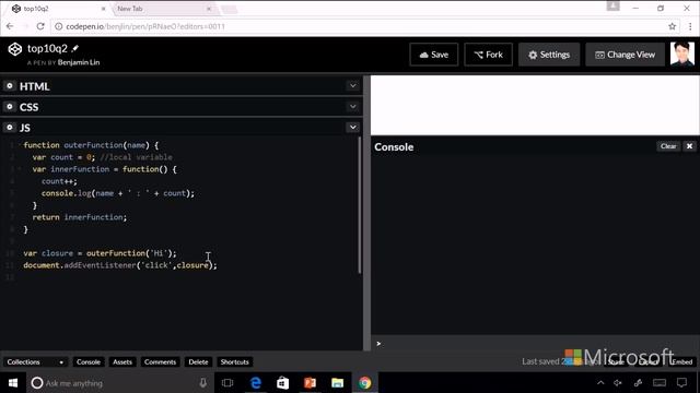 What are JavaScript closures смотреть онлайн