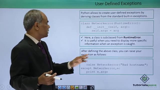 Python - User Defined Exceptions смотреть онлайн