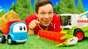 Грузовичок Лева строит дом для Робокара Поли! Игры машинки для мальчиков в видео онлайн