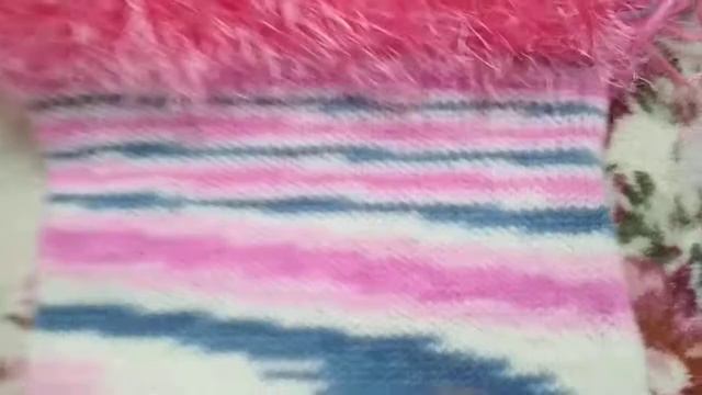 Вита Беби принт! очень красивое платье спицами! смотреть онлайн