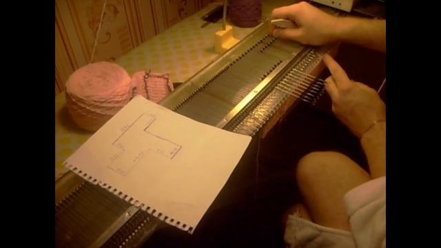 Детские следики!!! На вязальной машине Нева-5, Нева-11, Ладога-1 смотреть онлайн