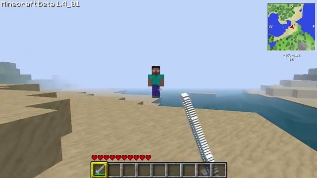 Minecraft 1.4_01 - Herobrine смотреть онлайн