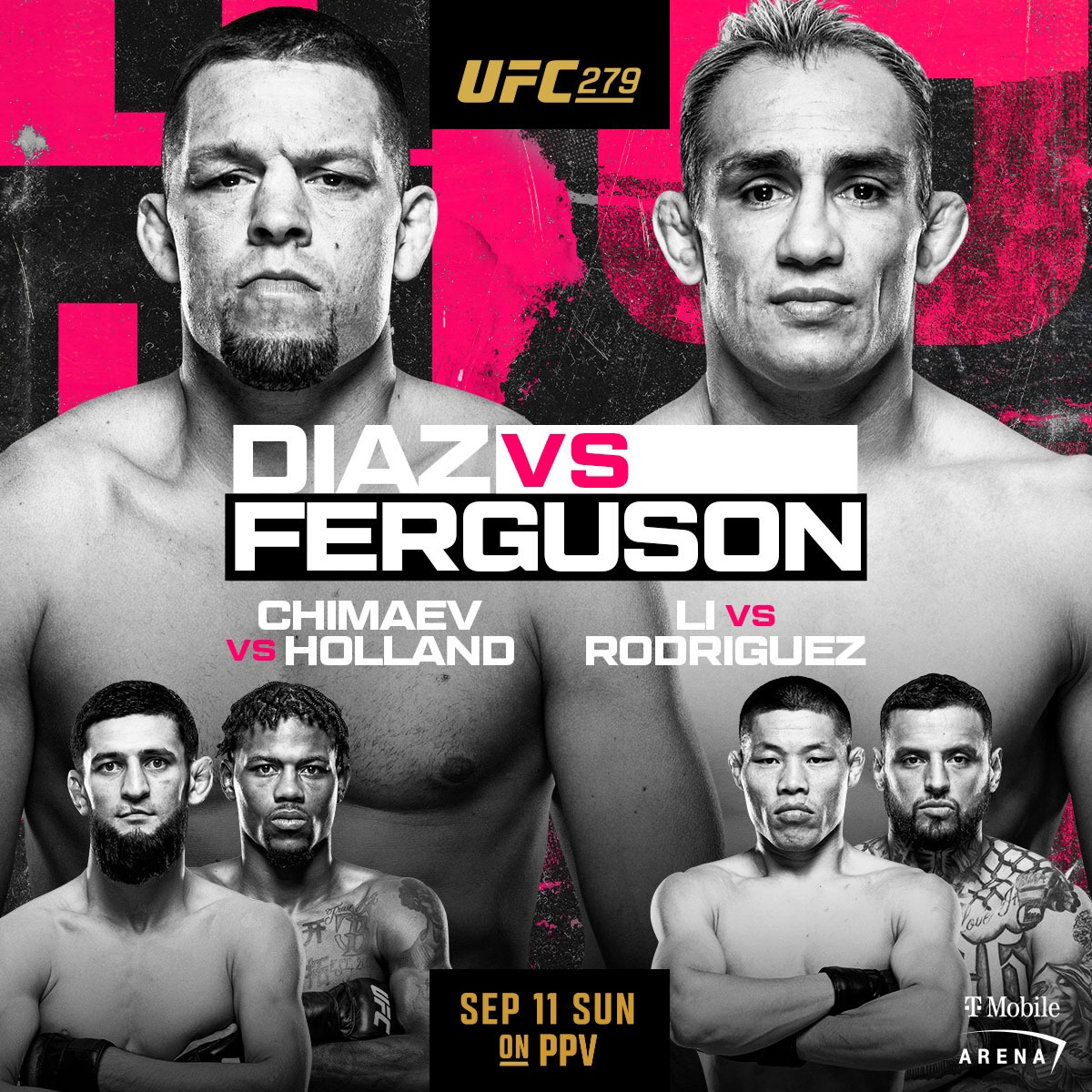 UFC 279. Диаз (Diaz) - Фергюсон (Ferguson). Все бои турнира. Лучшие моменты.