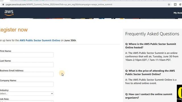 AWS Summit 2020 Free Registration | AWS Cloud Computing Conference | No Fee to Attend смотреть онлайн