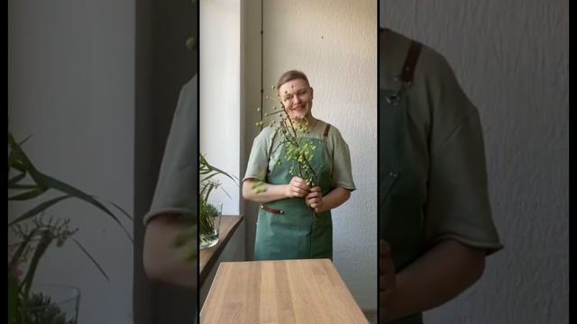 Необычная цветочная композиция с папье-маше