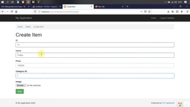 6. Yii2 - Getting data from user смотреть онлайн