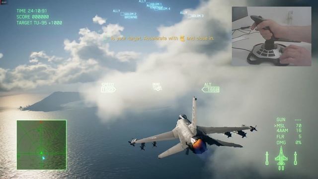 Logitech Extreme 3D Pro Review , playing in Ace Combat 7 with WoJ XInput Emulator смотреть онлайн