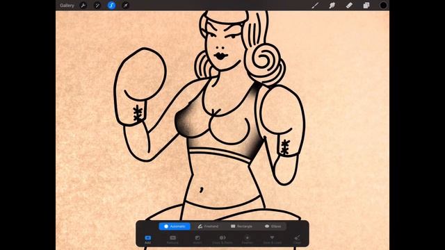 How to Draw Old School Girl Boxer смотреть онлайн