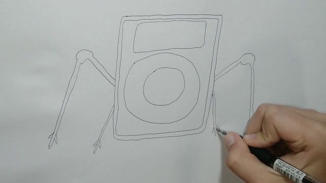 Как нарисовать Колонку паука из сериала SKIBIDI TOALET смотреть онлайн