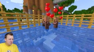 Первые Жители в Самодельной Деревне | Выживание с Папой в Майнкрафте