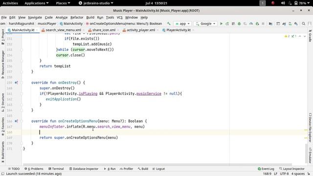 51.Music Search Feature Part-1 | Music Player Application | Android Development Kotlin in Hindi смотреть онлайн