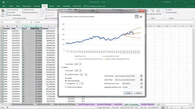 EXCEL PRO TIP: Basic Forecasting смотреть онлайн