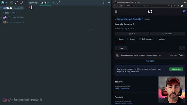Curso gratuito Git e Github #12 - Iniciando com Github смотреть онлайн