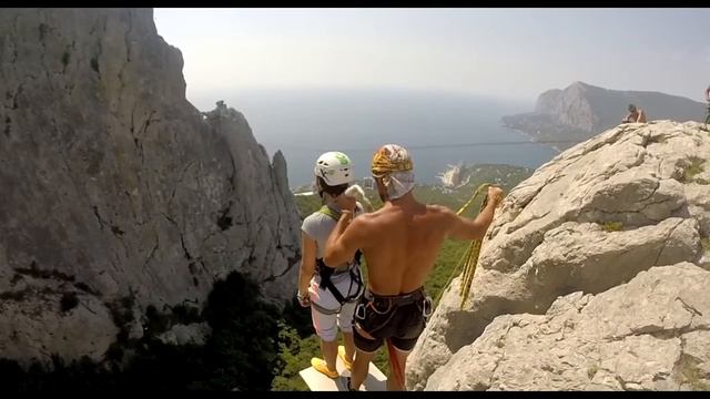 Ирина на Ильяс-кая RopeJumping with SkyLine X-Team in Crimea смотреть онлайн