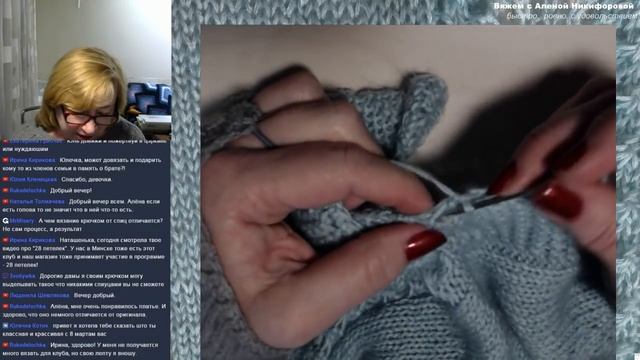 Пончо. Обвязка горловины, петли, пуговицы. ?Вязание с Аленой Никифоровой❤ смотреть онлайн