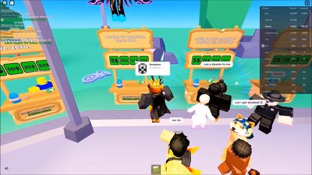 Donating ROBUX to EVERYONE (PLS DONATE ? Roblox) смотреть онлайн