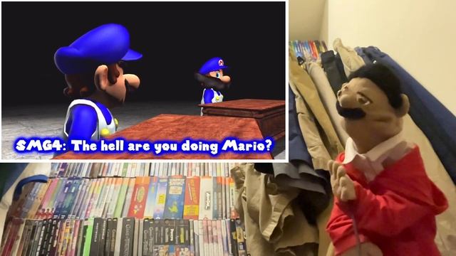 SMG4: Mario Does His Laundry Reaction (Puppet Reaction) смотреть онлайн