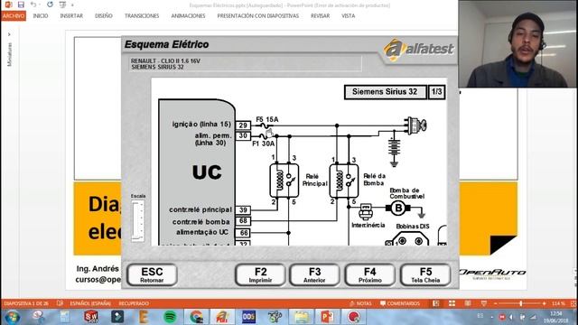 Curso Interpretación Esquemas Eléctricos Automotrices 2 Parte 1 (Renault Clio 2) OPENAUTO смотреть онлайн