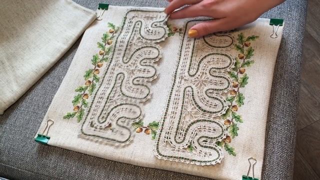 Салфетка "Дубовые листья". Почему не закончила. смотреть онлайн