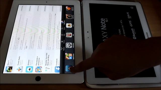 iPad 4 vs Samsung Galaxy Note 10 1 кто кого смотреть онлайн