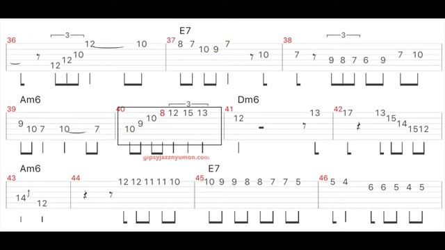 Minor Swing Django Reinhardt solo transcription 160BPM смотреть онлайн