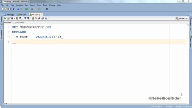 PL/SQL tutorial 2 : PL/SQL Variables in Oracle Database By Manish Sharma RebellionRider смотреть онлайн