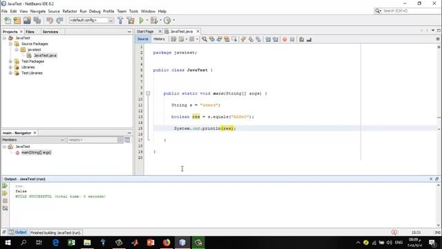 11-Java Strings-equalsIgnoreCase method الجمل النصية بالجافا смотреть онлайн